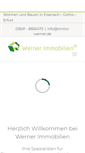 Mobile Screenshot of immo-werner-eisenach.de